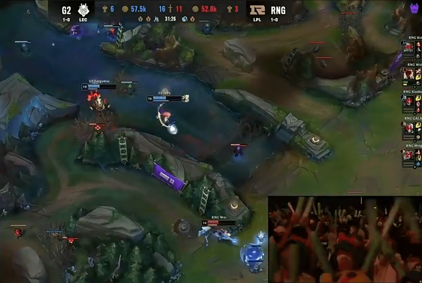 Ning重返赛场，重要助攻首场状态出色，RNG观众沸腾！-爱游戏入口